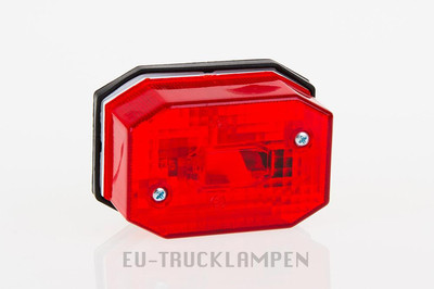 UMRISSLEUCHTE - ROT - 65 x 42 mm UNIVERSELL FÜR 12-24 VOLT - GLÜHBIRNE