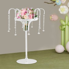 10 Pendant White Flower Stand Free Standing for Wedding Centerpieces Stand decor