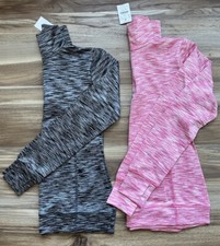 J. Crew Factory Women's Space Dye Half Zip Atheltic Jacket