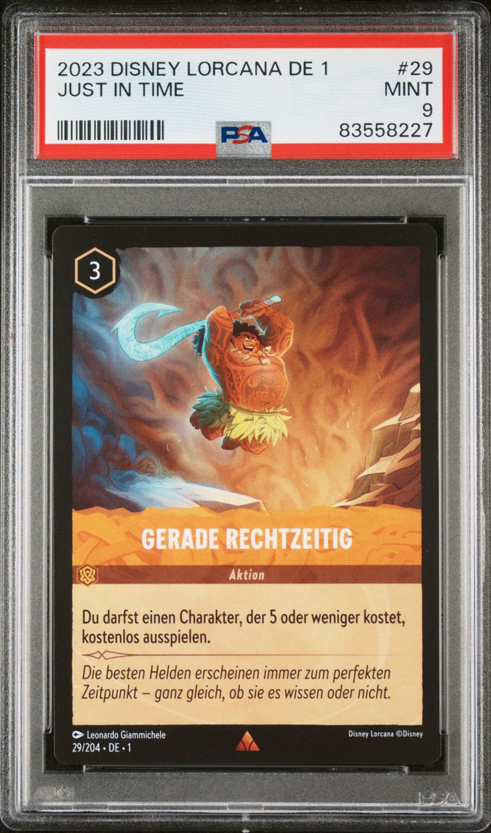 ディズニーロルカナ マウイPSA9 2023 Disney Lorcana The First Chapter German Version TCG Maui #29