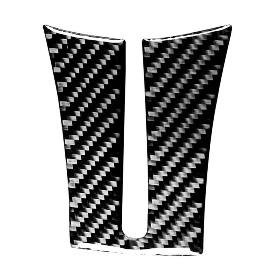 5Pcs Carbon Fiber Steering Wheel Decorative Cover Trim For BMW Z4 E85