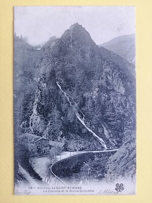 AK ca. von St ETIENNE Loire La CASCADE, ROCHE GIROUETTE nach Maurice HABREKORN