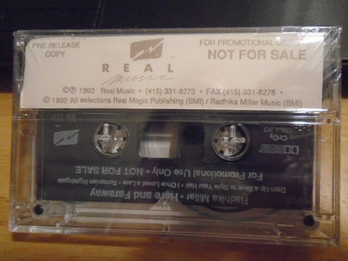 SEALED RARE PROMO Radhika Miller CASSETTE TAPE sampler Here & Faraway new age 92 - Picture 2 of 2