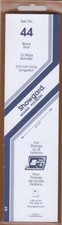 Stamp Mount Strips 44mm Black Booklet Panes, Hatteras Quartet Showgard Free Post