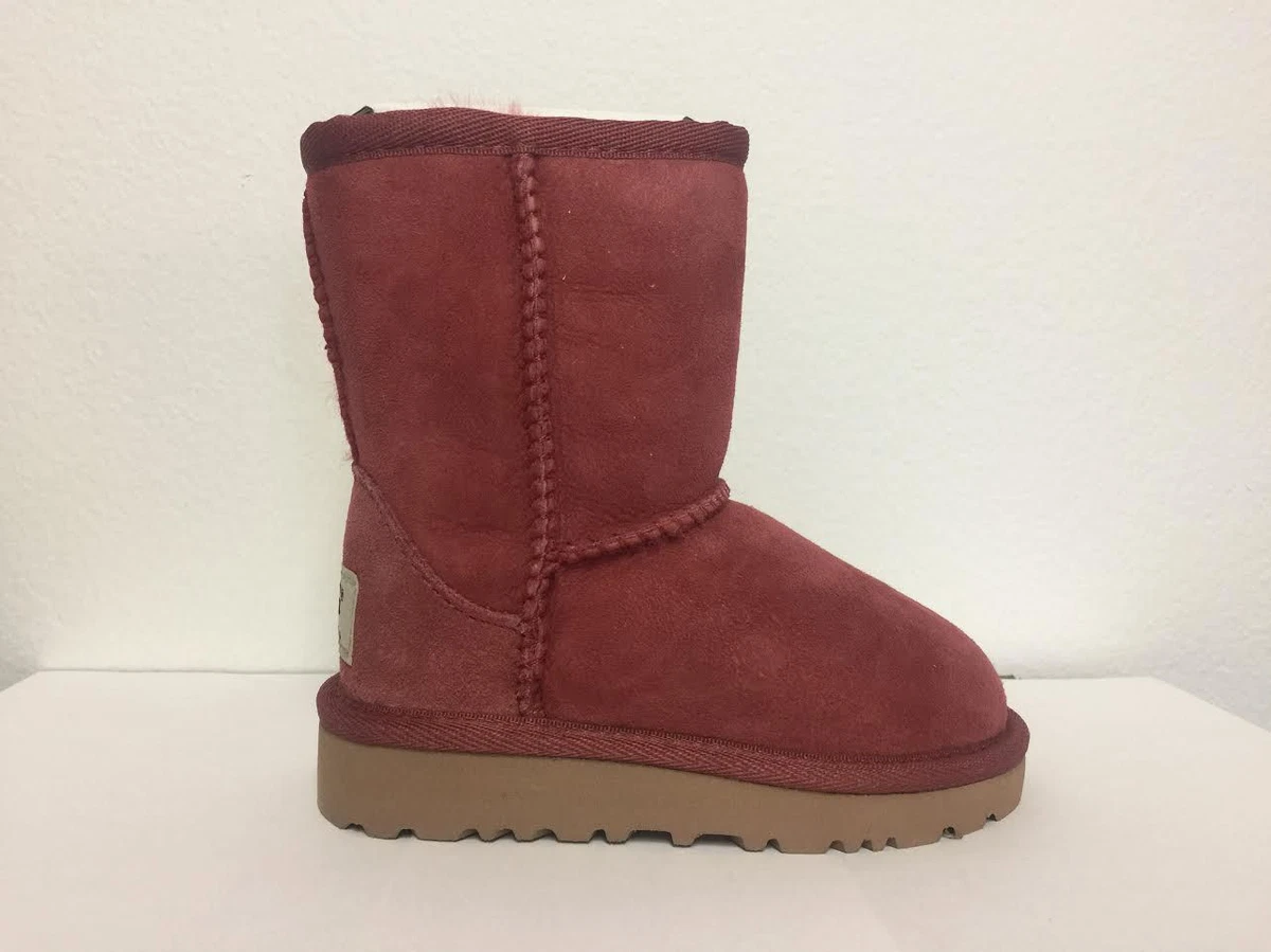 GIRLS UGG BOOTS T CLASSIC 5251 RDWD TODDLER SIZE 10