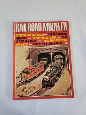 1973 April, Railroad Modeler Magazine, Layout On An Island, (MH838)