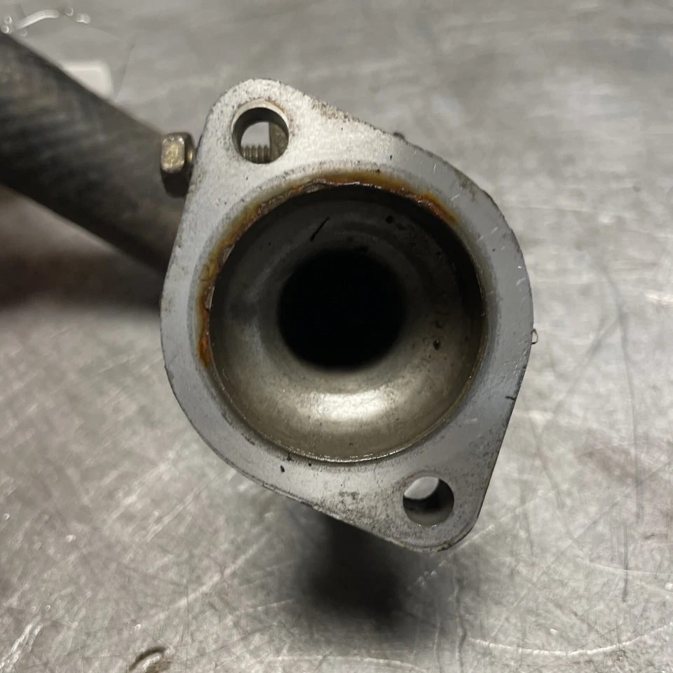 OEM GOOD USED KUBOTA DIESEL D662E THERMOSTAT HOUSING - Image 3 of 3