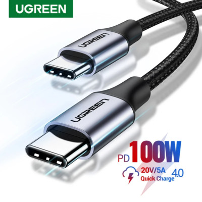 UGREEN 5A 100W USB Type C To USB C PD Fast Charging Cable