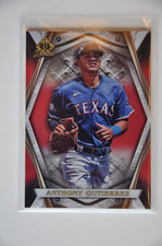 2022 Bowman Draft Anthony Gutierrez Red Invicta 5/5 BI-18 Texas Rangers