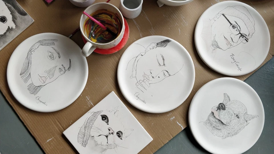 6 Pck Lápices Underglaze 18cm, Cerámica, Cerámica. Stock australiano - Certificado ASTM Foto 4 de 4