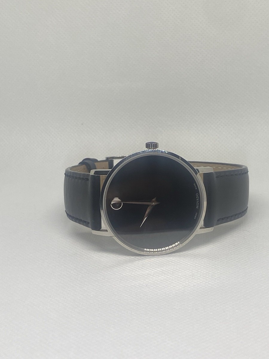 MOVADO - MUSEUM (71.1.14.1471) Stainless Steel 40mm Watch w/Black