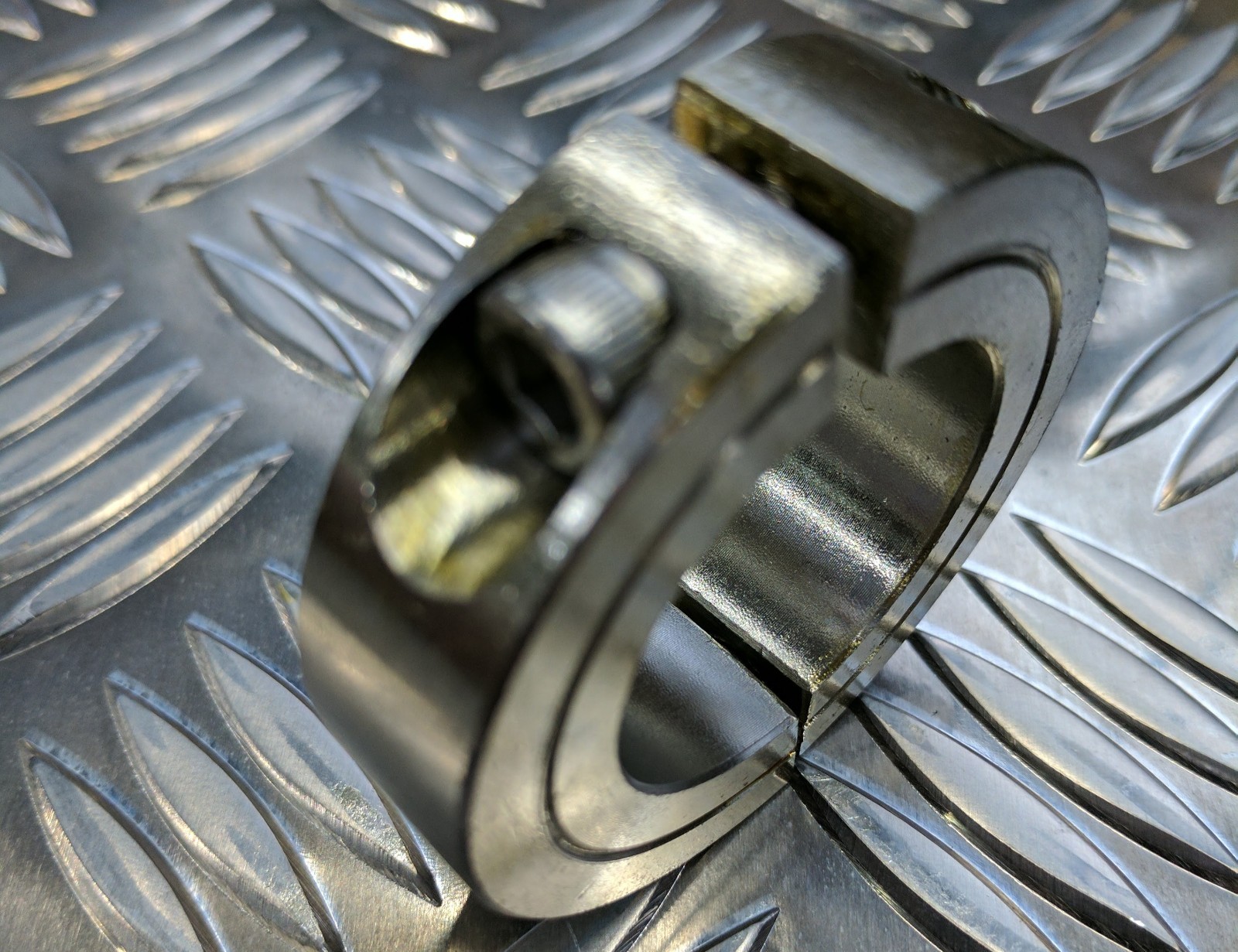 Clamp Type Collars Double Split 3/16 To 4 Inch Steel Imperial Shaft