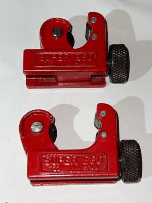 2 New SUPER EGO Made in SPAIN No.722 MINI PRO Pipe Tubing Cutter 1/8'' - 7/8'' cap