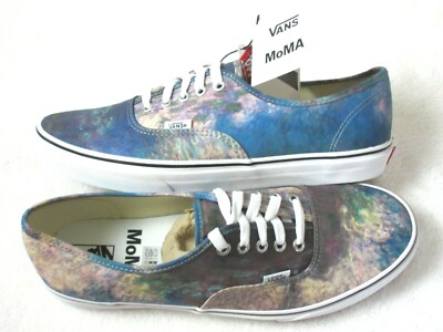 Vans x MoMA Womens Authentic Claude Monet Water Lilies Canvas Shoes Size 8  NIB | eBay