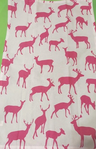 Nwots 3 Pc Candy Cottons Deer Designs Cotton Kitchen Tea Towels 28" x 17.5" - Picture 8 of 10