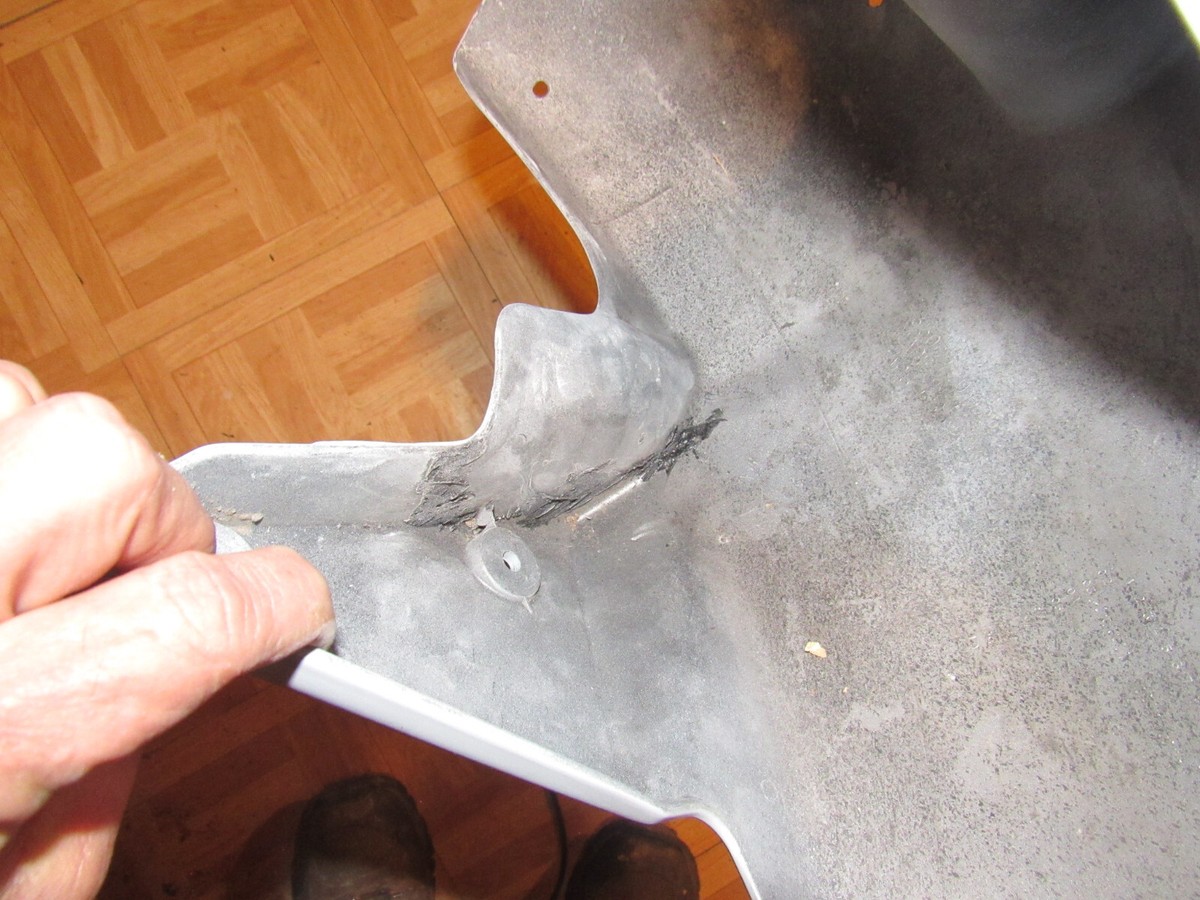 KAWASAKI 03-04 ZX6R 03 Z1000 06 Z750S OEM FRONT FENDER SILVER P/N