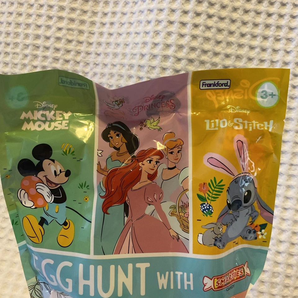 Frankford Disney Caza de huevos de Pascua con dulces Smarties, 3,17 oz  Foto 3 de 4