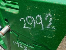 John Deere Tractor, Front Suitcase Weights X 10, Tag #2992