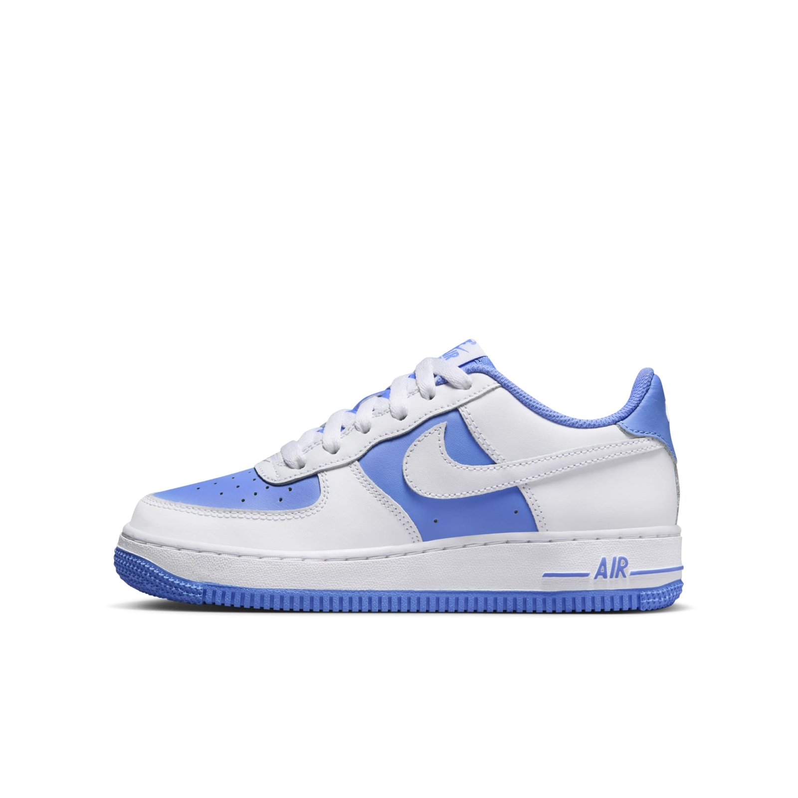 [HV0936-100] КРОССОВКИ ДЛЯ НАЧАЛЬНОЙ ШКОЛЫ AIR FORCE 1 LOW WHITE СВЕТЛО-ГОЛУБЫЕ (GS)