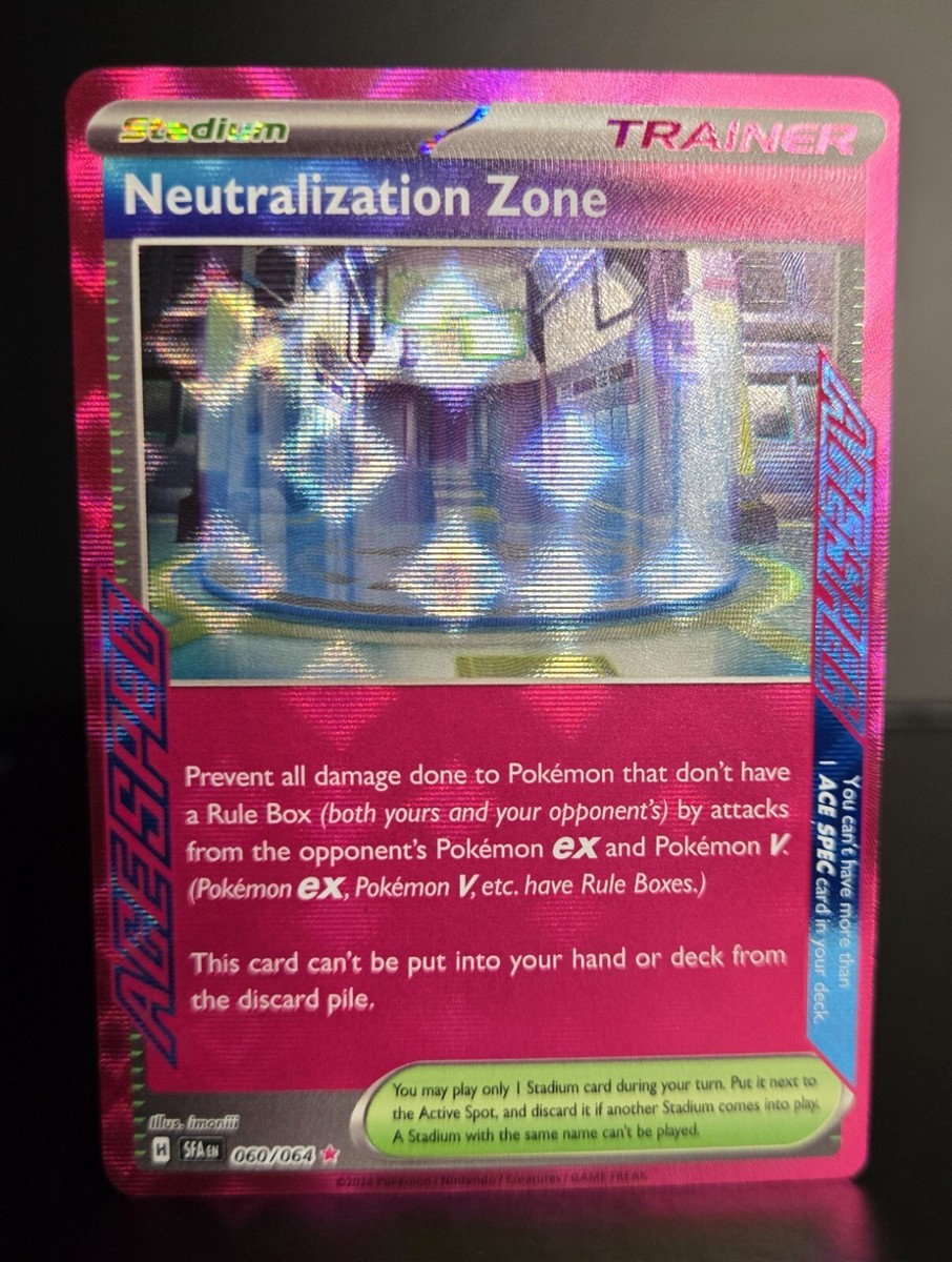 Pokémon TCG - NEUTRALIZATION ZONE 060/064 ACE SPEC RARE Shrouded