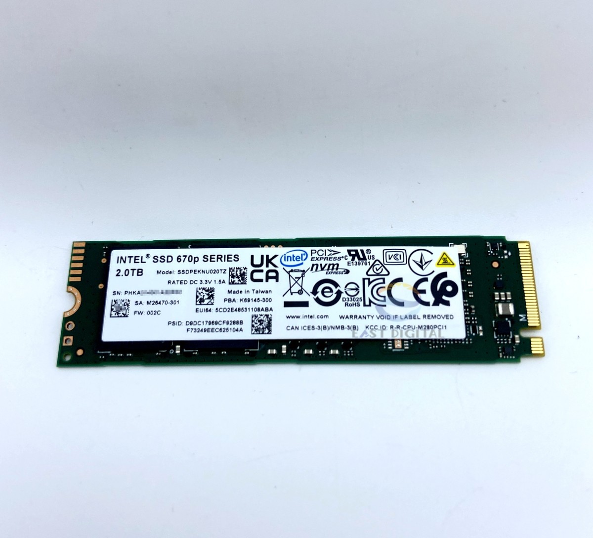 Intel SSD 670p Series 2.0TB M.2 2280 PCI-Express SSDPEKNU020TZ