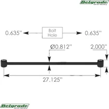 TMR7529 Torque Arm Cabin 27.200 Tube Peterbilt 2905704 T6560080690