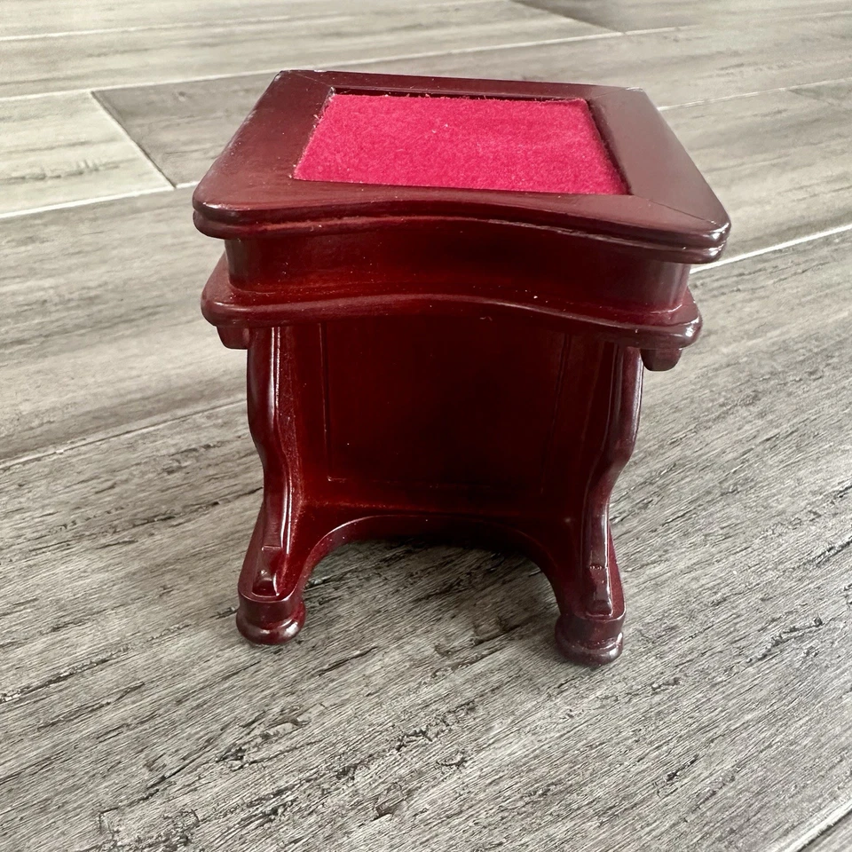 Town Square Dollhouse Cherry Writing Captain Desk Library Office Study Furniture - Image 2 of 4