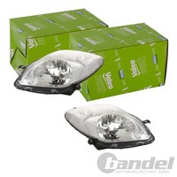 2X Valeo H4 W5W Scheinwerfer Satz Passend FüR Daihatsu Charade Toyota Yaris
