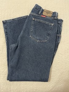 Wrangler Premium Men Dark Blue Jeans 40X29 Regular Fit 100% Cotton 96501MR READ!