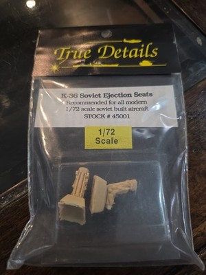 1/72 True Details K-36 Soviet Russian Ejection Seats  Modern Jets 45001 Aircraft