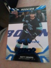 2022-23 Upper Deck MVP - Rookies Matty Beniers #244 Blue (RC)
