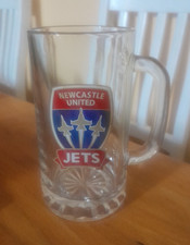Newcastle United Jets Handled Stein Glass 500ml – Official A-League Soccer Merch