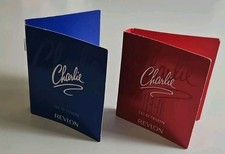 REVLON 2 Échantillons Parfum  CHARLIE  RARE 1973/1993