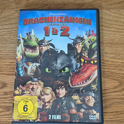 DreamWorks Drachenzähmen leicht gemacht 1&2 DVD Animation FSK6 De/En/TR UT