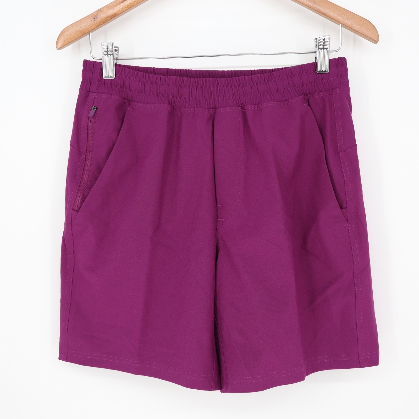 VRST Mens All-In Lined Training Short 7" Black Cherry Purple Small NEW image 2