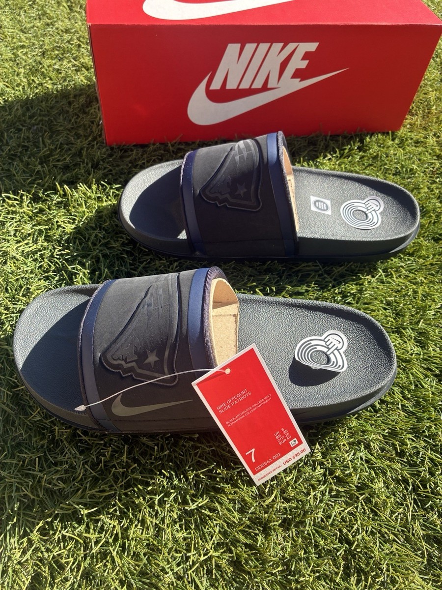 Nike Men\'s Navy Black NFL X Offcourt Slip-On Casual Slide Sandal Size 7 Nike Nfl X Offcourt Indianapolis Colts Slide In Black  main image 2