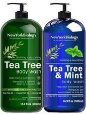 Tea Tree Body Wash - 16 OZ - Helps Jock Itch Itchy Skin Nail Fungus Athletes