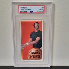 1970 Topps Basketball #130 Connie Hawkins PSA 8 NN- MINT Phoenix Suns NBA HOF