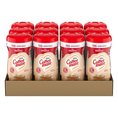 NESTLE COFFEE-MATE Coffee Creamer, Original, 11oz powder creamer, Pack of 12