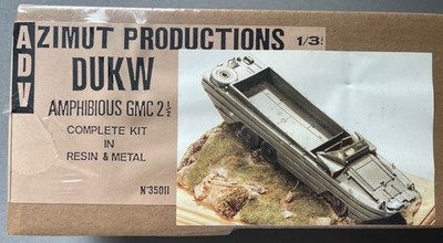 Azimut 35011 DUKW Amphibious GMC 2 1/2 ADV Productions 1/35 Scale Model Kit 1:35