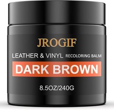 Leather Recoloring Balm, Repair Kit for Furniture, Dark Brown
