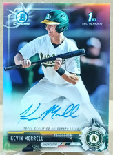 Kevin Merrell 2017 Bowman Draft - Chrome Draft Pick Autographs Refractor #CDA-KM