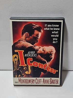 Alfred Hitchcock I Confess DVD Montgomery Clift Anne Baxter 1953 Mystery