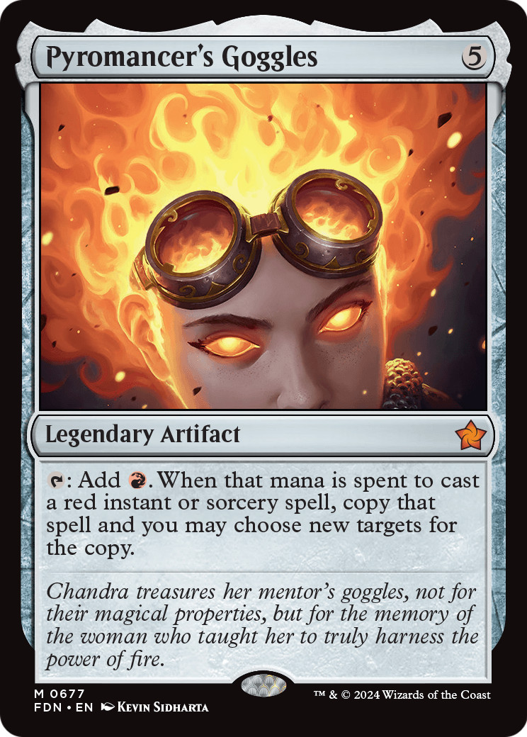 Pyromancer's Goggles Magic: The Gathering Foundations 677