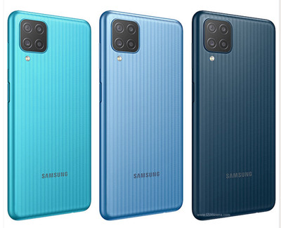 Samsung Galaxy M12 4G LTE Light Blue - 4GB RAM - 128GB ROM - Unlocked - NEW
