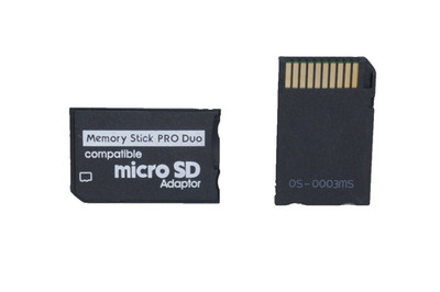 Adapter Micro SD MicroSD Karte auf Memory Stick Pro Duo für SONY PSP Kamera