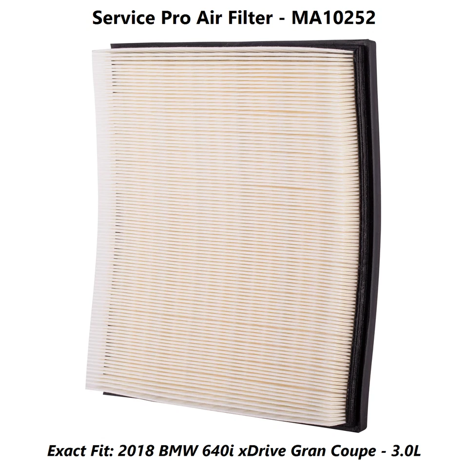 2018 BMW 640i xDrive Gran Coupe 3.0L Air, Oil & Cabin Filter Kit (0W-30) Foto 4 de 4