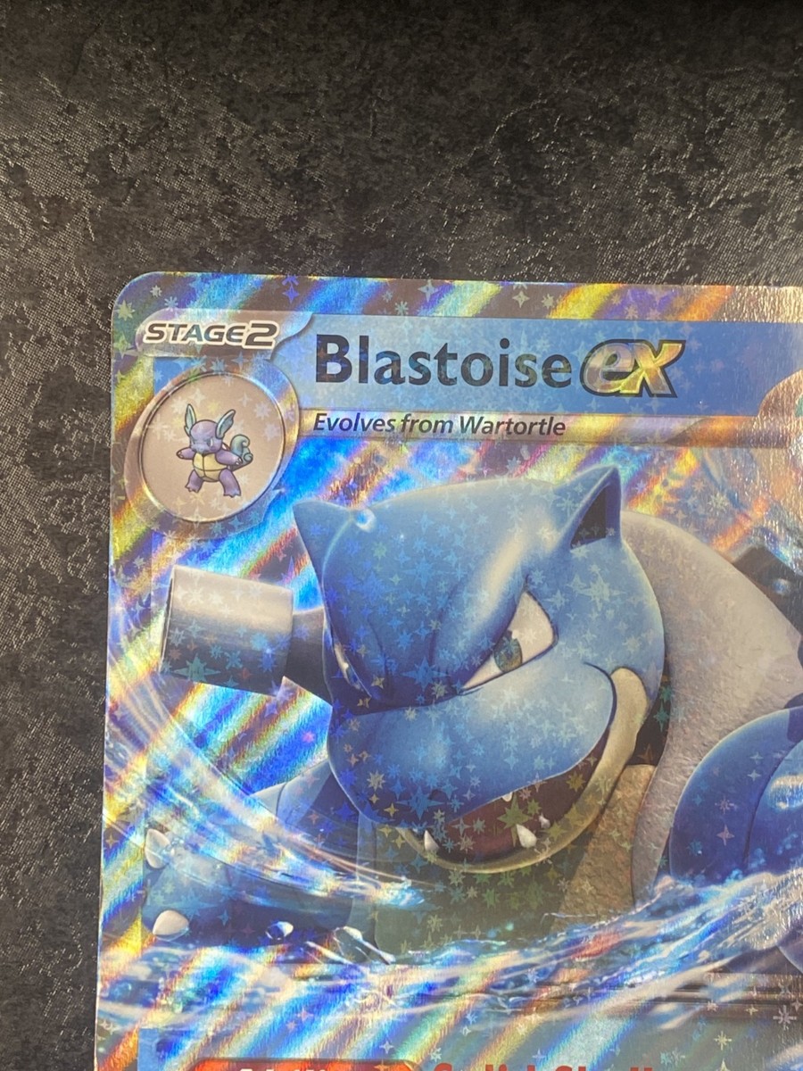 most expensive blastoise pokemon card Pokémon Blastoise Ex STAGE 2 009/165 HP 330 Jumbo Card (Oversized)
