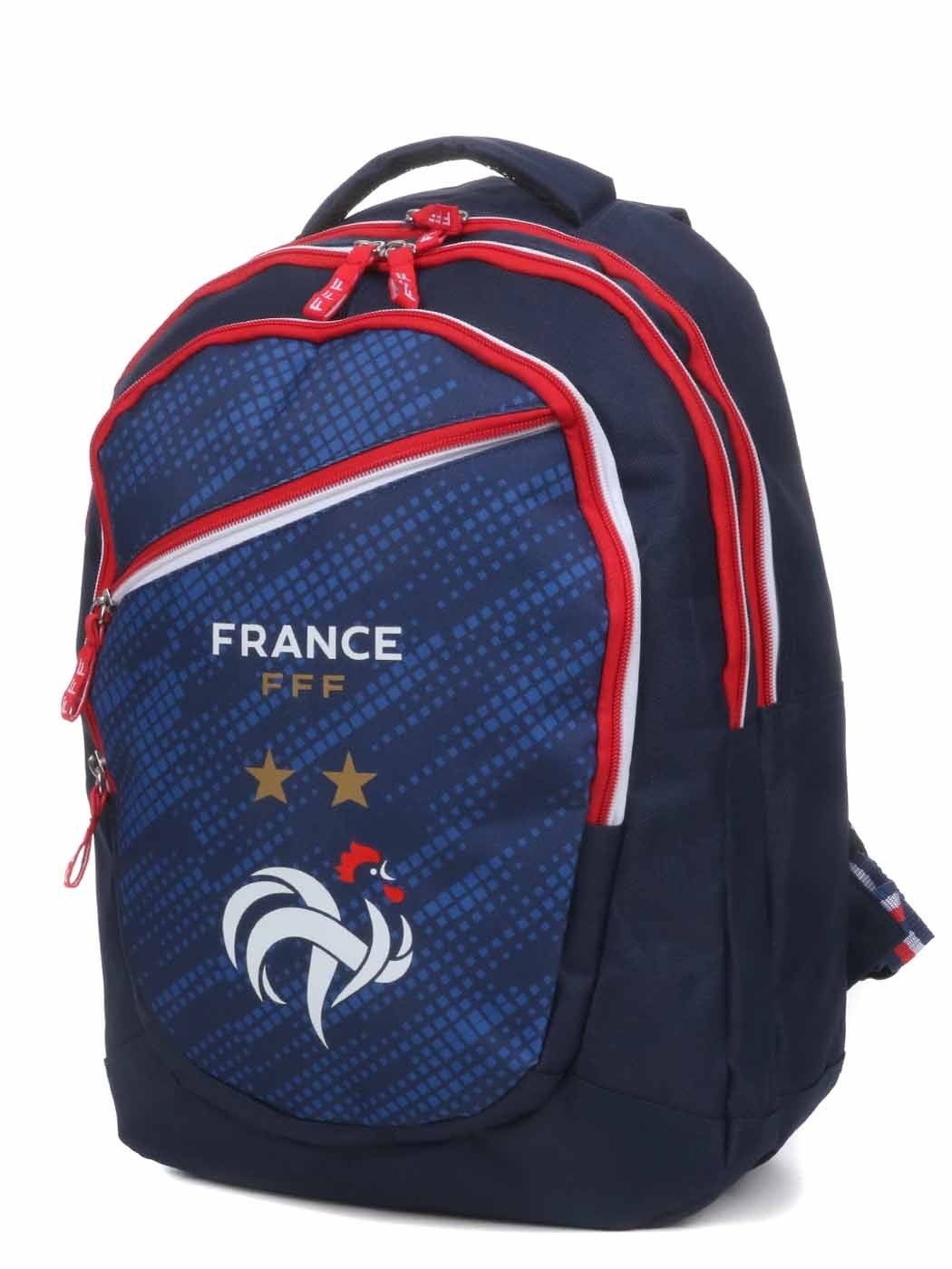 Sac à dos Fédération Française de Football en toile premium aux finitions soignées