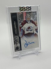 2022-23 Upper Deck Clear Cut auto rookie Justus Annunen Colorado Avalanche